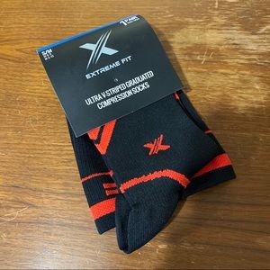 Red Extreme Fit Compression Socks